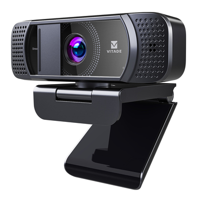 1080P HD Webcam With Microphone Privacy Cover Vitade 672A USB Desktop Web Camera