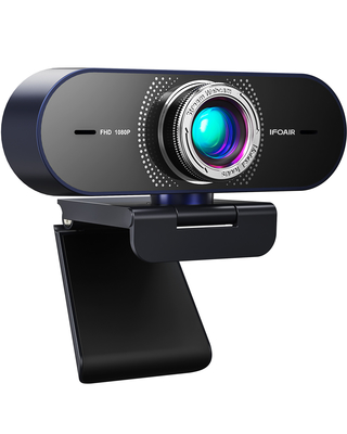 IFOAIR HD 1080P Computer Video Webcam Pro Streaming Webcam With 6 Layer Anti Glare Lens