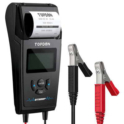Btp500 Portable Battery Tester 12V 24V Car Truck Battery Tester With Printer