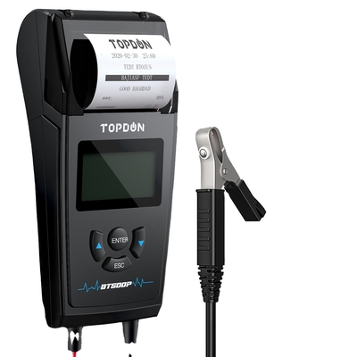 BT500P Solar Pack Analyzer Car 12V 24V Battery Capacity Tester T